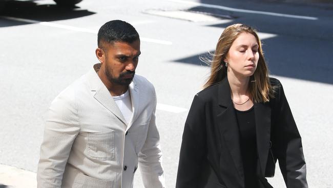 The cricketer turned up to every day of his trial with a blonde woman, who is not the complainant. Photo by: NCA Newswire/ Gaye Gerard