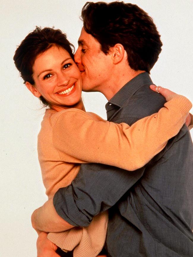 Julia Roberts and Hugh Grant in Notting Hill.