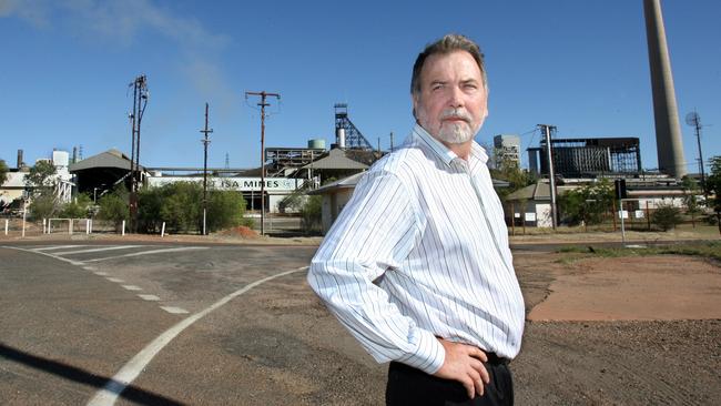 A picture of former Mount Isa Mines chief operating officer Steve de Kruijff when he was in his position. Mr de Kruijff is an advocate in the North West Queensland mining industry and watches funding announcements as the chairman of the local Mount Isa Water Board. Picture: Campbell Scott.