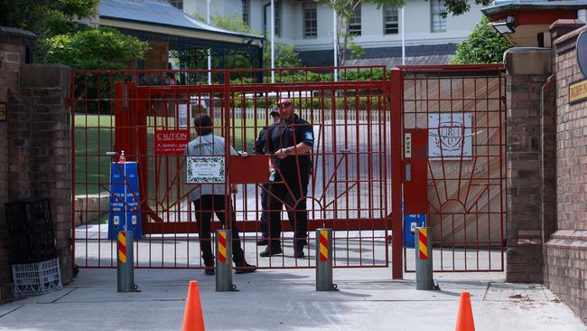 Parents at Jewish schools pay extra to employ guards at their kids’ school just because they’re Jewish. Picture: Justin Lloyd