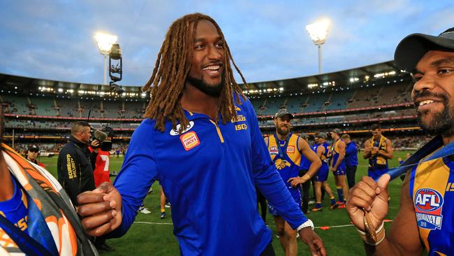 Nic Naitanui missed the Eagles’ 2018 flag. Picture: Mark Stewart