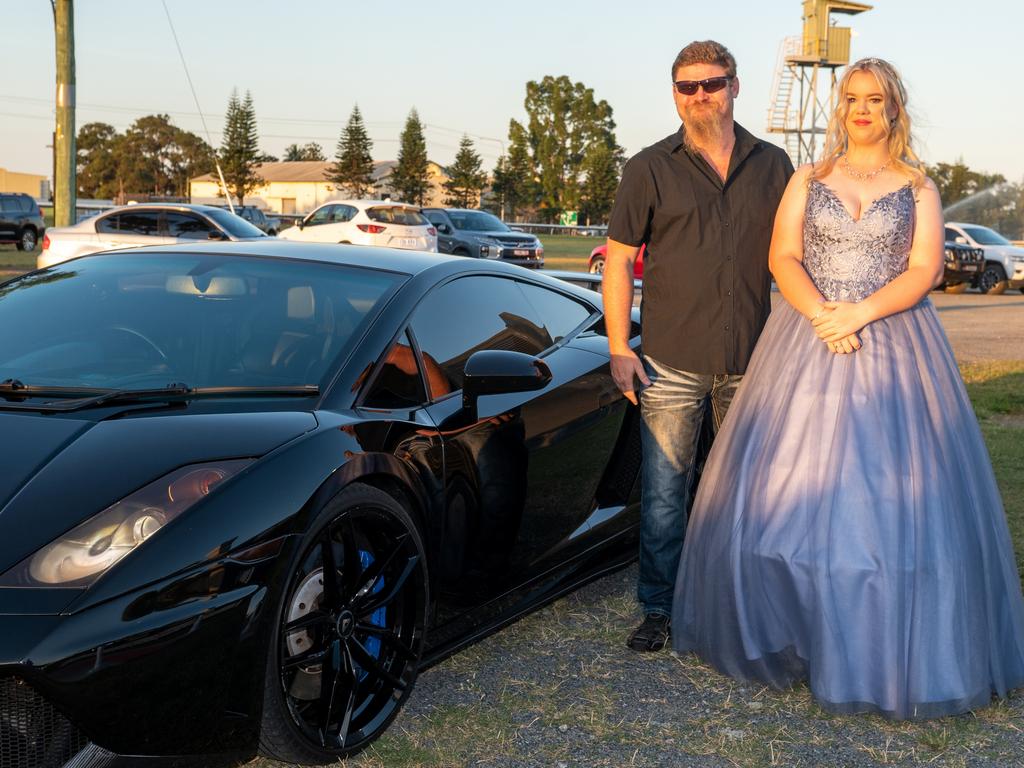 Micah Roberts and Emily Porter at Mackay State High School, Mackay Turf Club Saturday 14 October 2023 Picture: Michaela Harlow