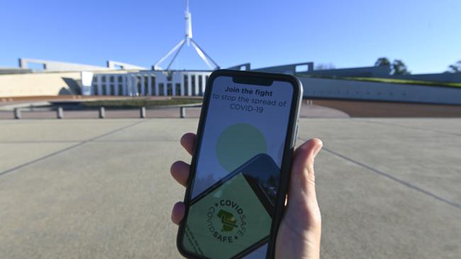 More than five million Australians have downloaded the COVIDSafe app but health authorities cannot yet access the data. Picture: AAP