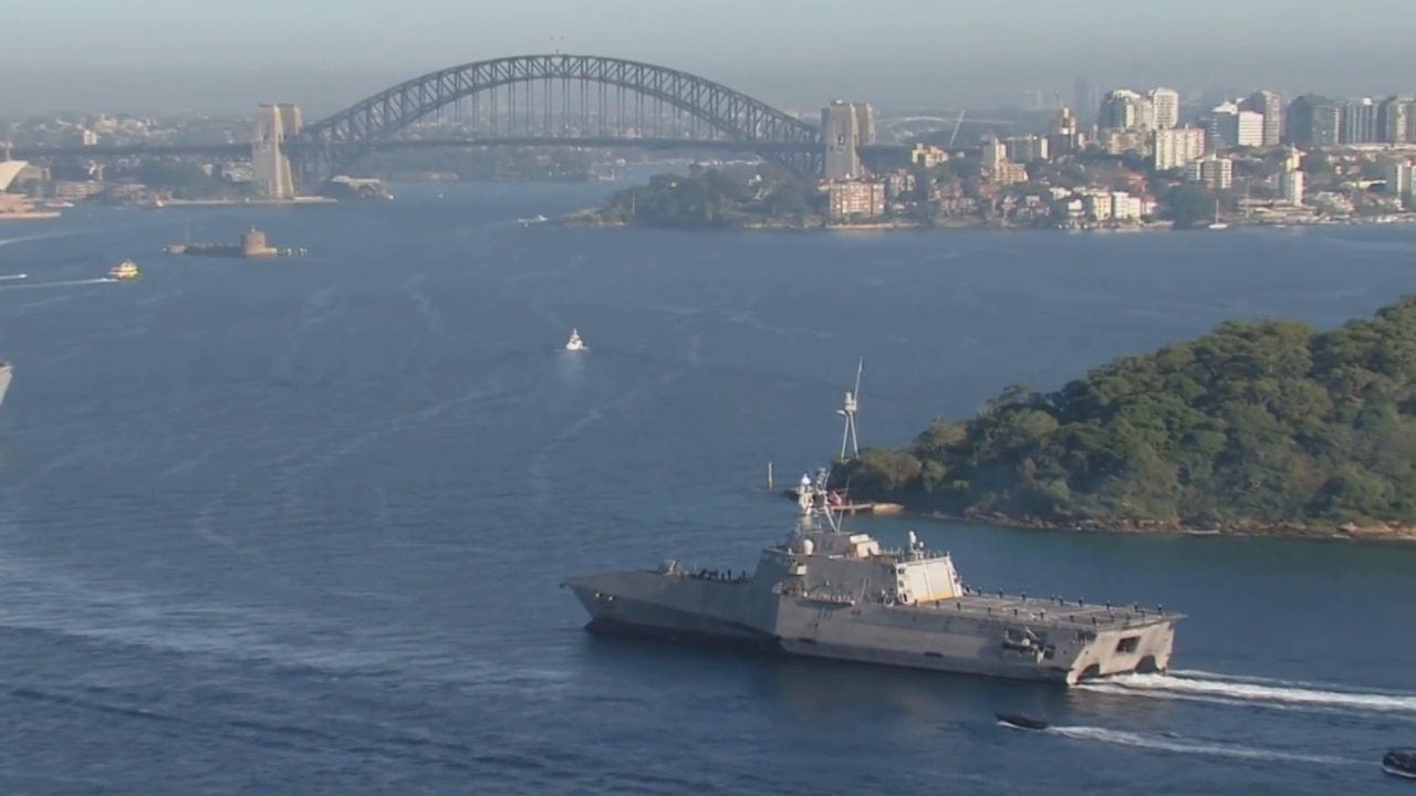 US Navy warship USS Canberra commissioned in Sydney