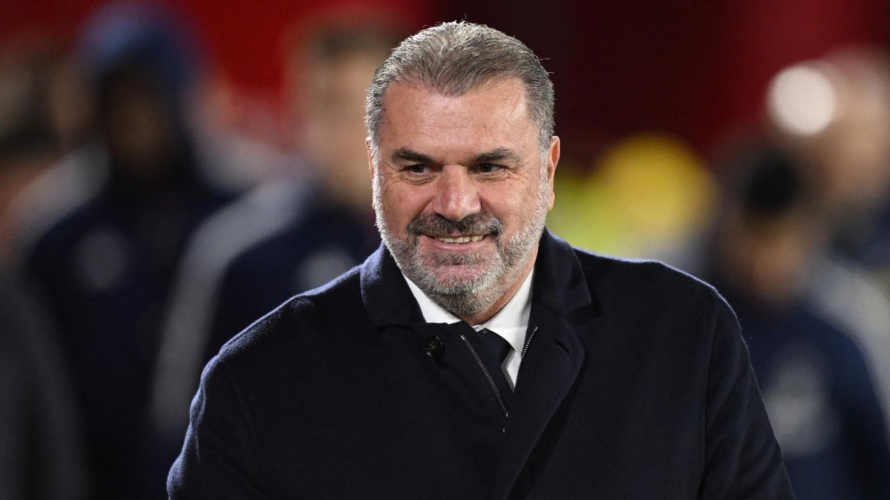 Postecoglou has had plenty of reasons to smile so far in England. (Photo by Oli SCARFF / AFP)