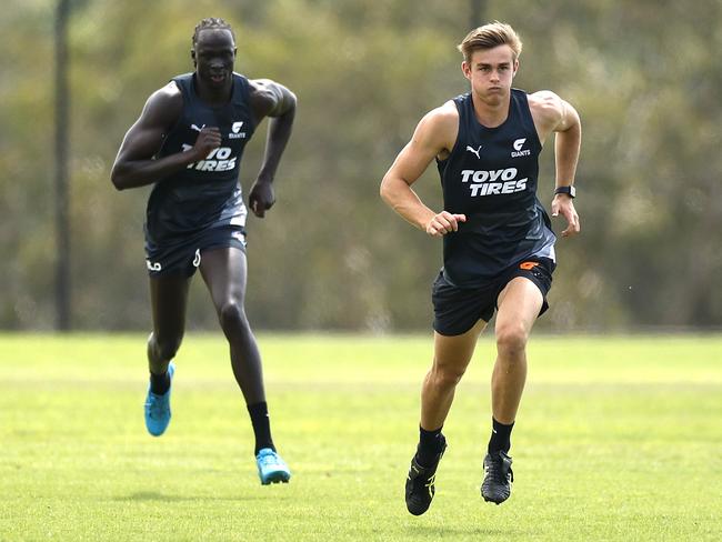 Leake is ready to make an immediate impact in his first year at GWS. Picture: Phil Hillyard