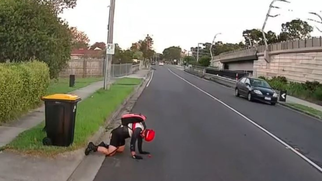 Douglas Clarke was bruised and grazed after the incident. Picture: Victoria Police