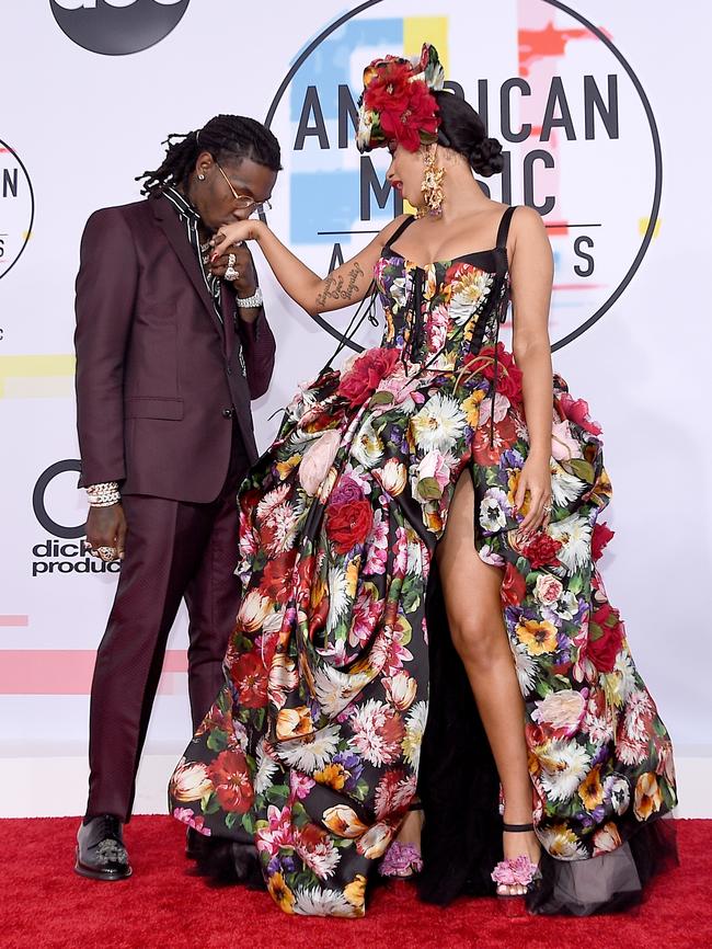 Loved up! Offset and Cardi B. Picture: Getty