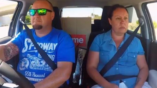 House Rules' Troy and Bek enjoy a long, tense car trip.