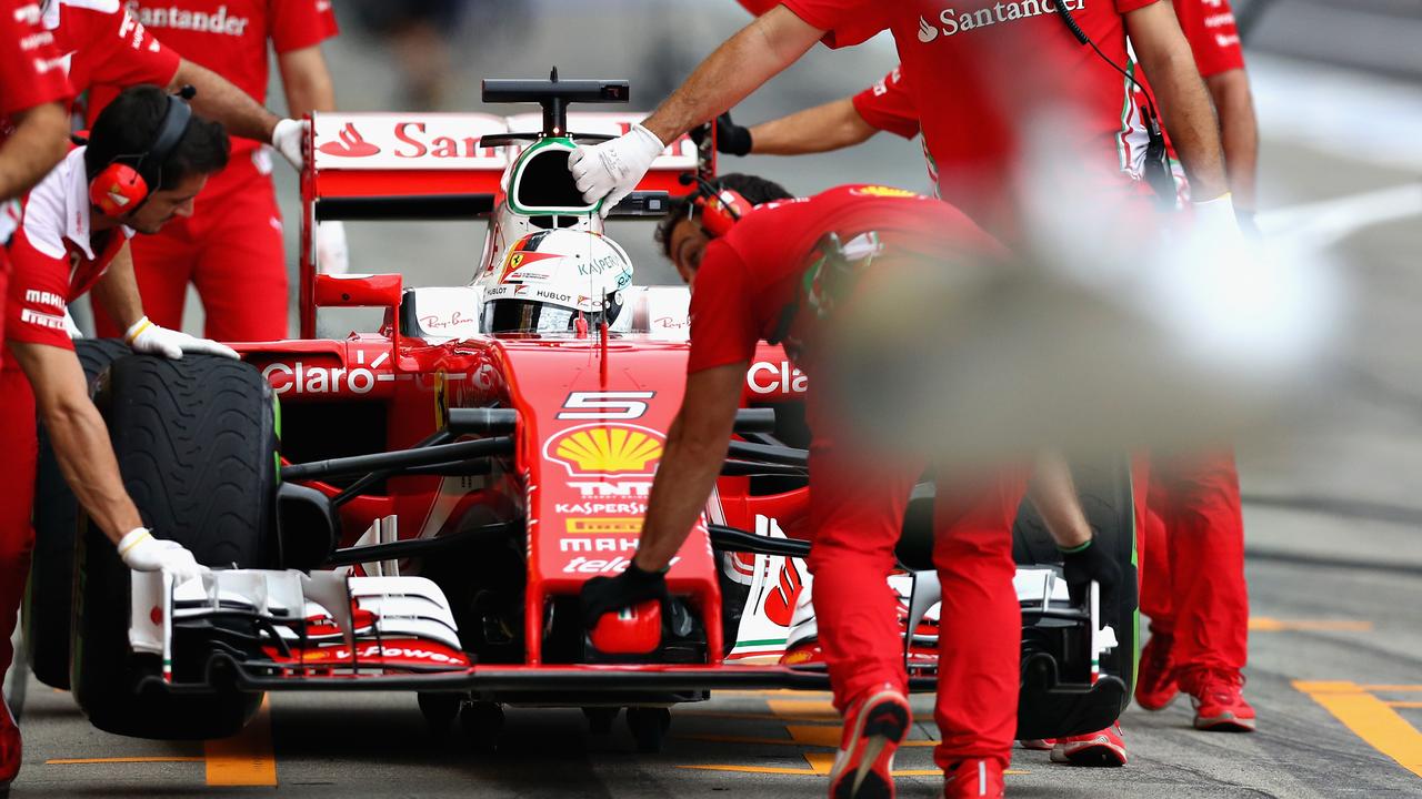 The Formula One has a sponsorship deal with oil company Shell. Picture: Clive Mason/Getty Images