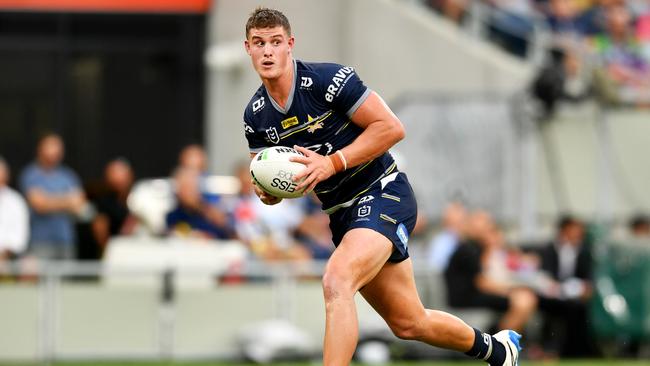 Mitch Dunn. NRL; North Queensland Cowboys Vs Canterbury-Bankstown Bulldogs at Queensland Country Bank Stadium, Townsville. Picture: Alix Sweeney