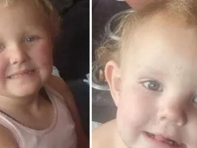 Sisters Jordan, 5, and Harlyn, 1, tragically passed away in a Rokeby house fire. Picture: GoFundMe.