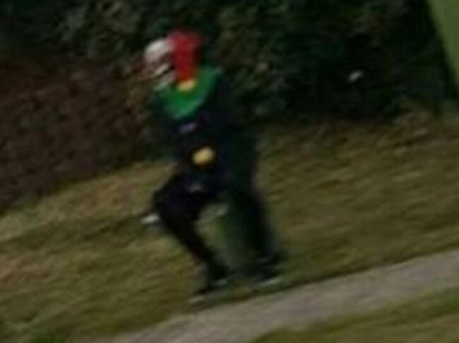 A clown sighted in Narellan.