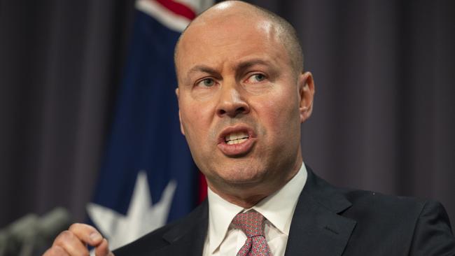 Treasurer Josh Frydenberg at Parliament House. Picture: NCA NewsWire / Martin Ollman