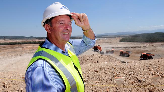 Whitehaven Coal chairman Mark Vaile at the company’s Maules Creek mine. Picture: Paul Mathews