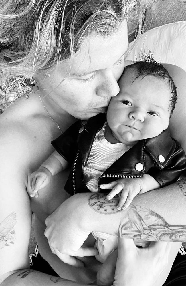 Conrad Sewell with his son Memphis. Picture: Supplied