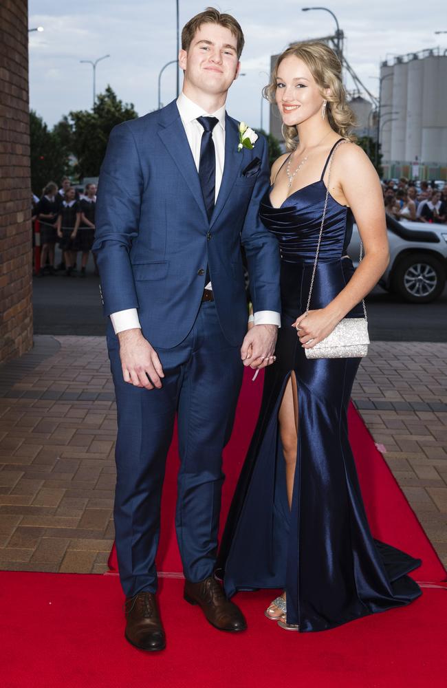 Hamish Schefe-Fleming and Jacqui Smith at Toowoomba Grammar School formal at Rumours International, Wednesday, November 15, 2023. Picture: Kevin Farmer