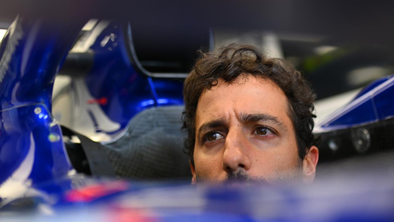 Daniel Ricciardo was not happy. (Photo by Rudy Carezzevoli/Getty Images)