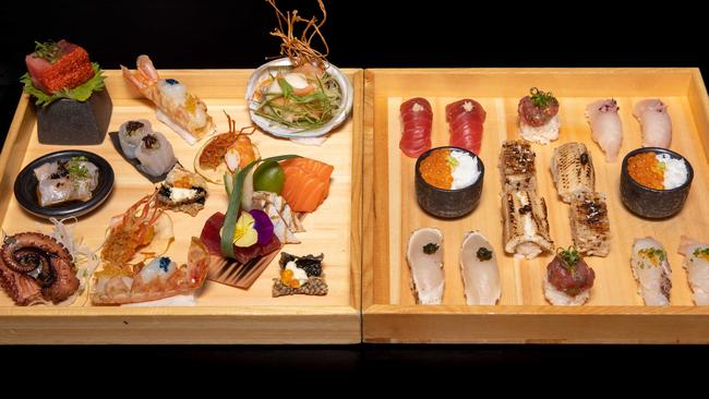 Kisume’s deluxe sushi box.