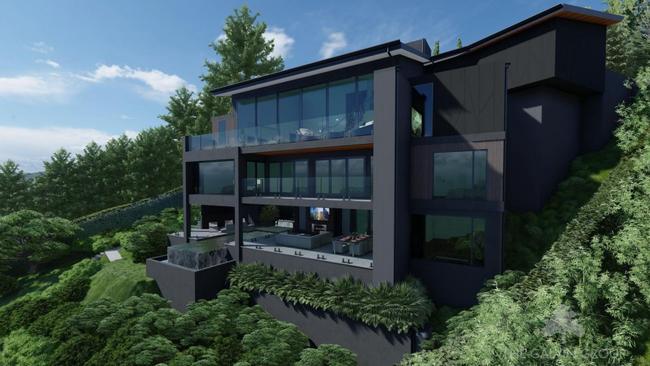 Artist impressions of the home planned for 85 Sunnyside Rd, Glen Osmond. Image: The Galvin Group