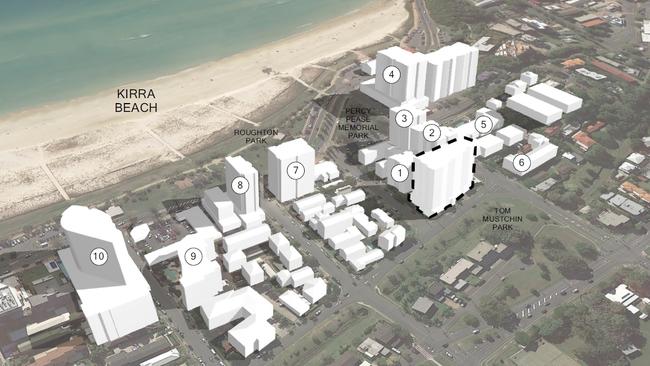 Artist impression of a new tower planned for Kirra by PYCO Group.