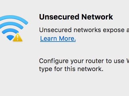 Unsecured public wi-fi network can pose security risks