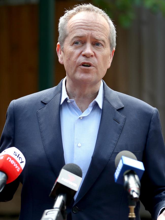 Former Labor leader Bill Shorten. Picture: David Geraghty