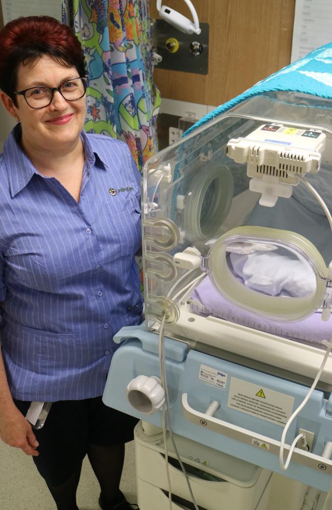 Midwife Kathryn Hooper makes patchwork quilts for the special care nursery at Buderim Private Hospital. Picture: Letea Cavander