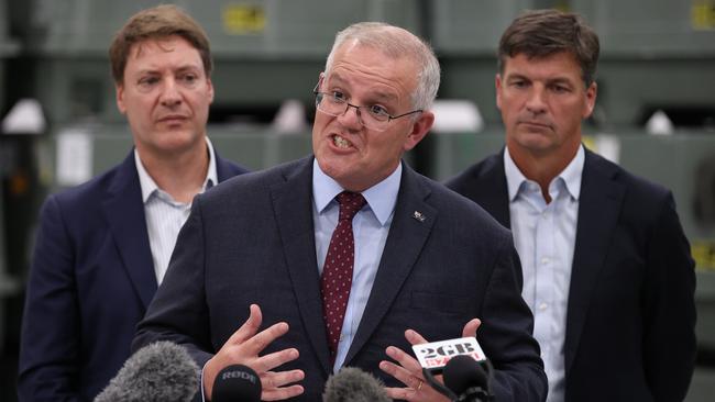 Prime Minister Scott Morrison has doubled down on his comments about Anthony Albanese siding with China. Picture: Jason Edwards