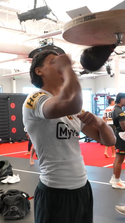 Penrith Panthers train at UFC Apex