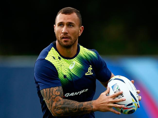 Quade Cooper will start at five-eighth against Uruguay.