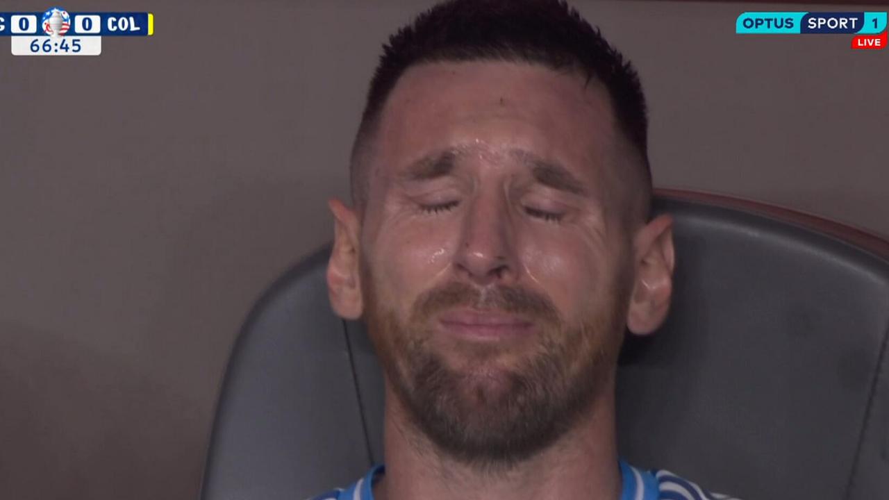 LIVE: Messi in tears after being forced off as Argentina, Colombia locked in tense Copa America final