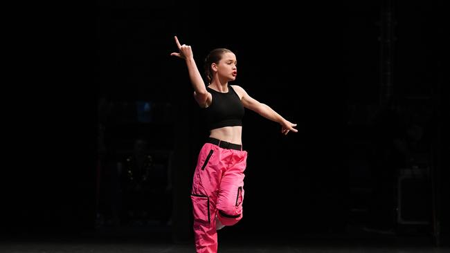 Age 7 to 12 Hip Hop Solo. Chelsea Archer. Picture: Shae Beplate.