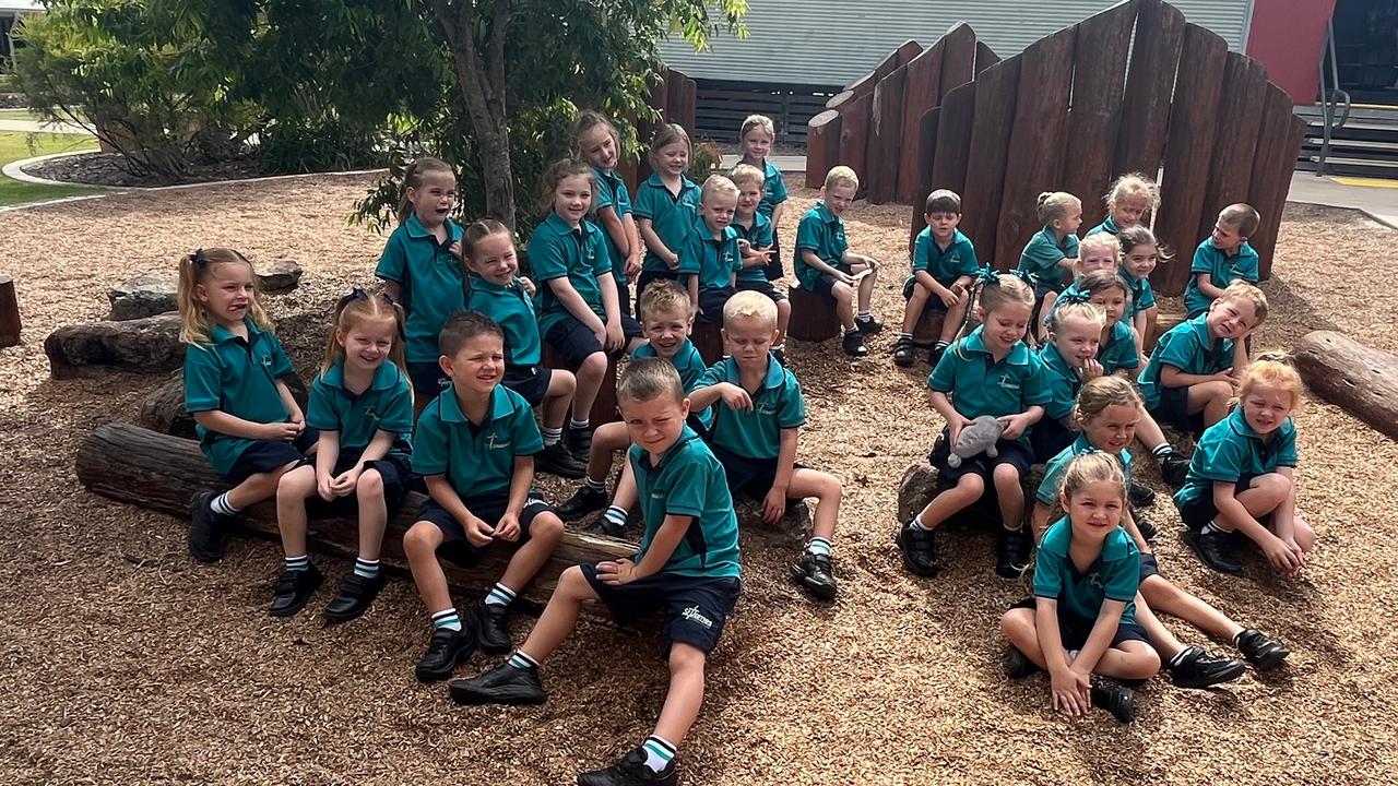 St James Prep students having fun in the playground.