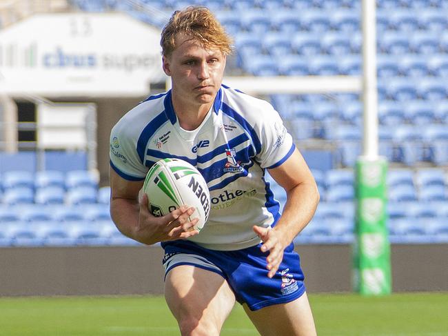 Ignatius Park’s Brodie Dineen in action. Picture: Jerad Williams