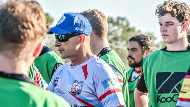 Southern Districts coach Todd Louden ahead of the Shute Shield season. Pic: Jessica Reading/Reading Media.