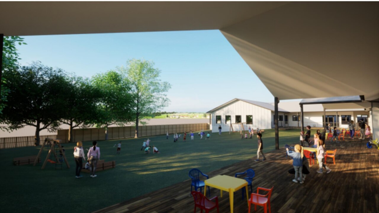 An artist's impression of the proposed Eastern Heights Childcare and Community Centre.