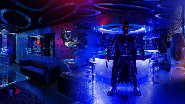 A peek inside Gotham City, Melbourne's 8-star brothel. Picture: Gotham City website