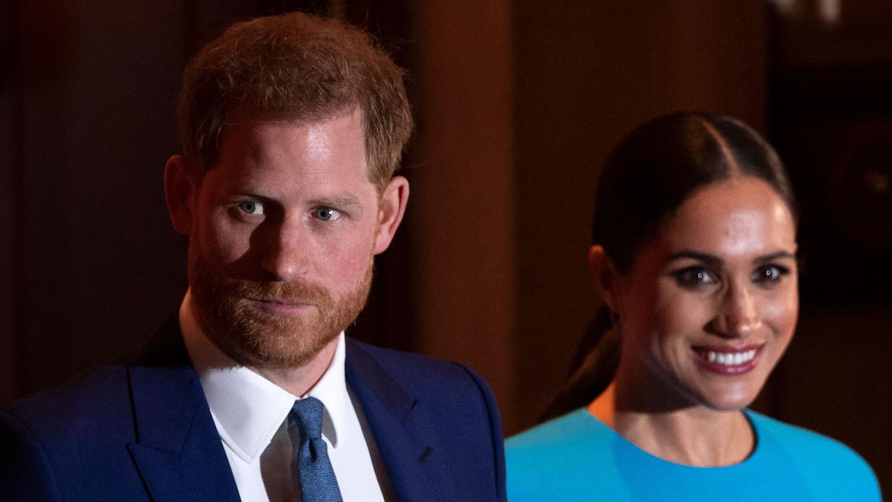 Prince Harry and Meghan Markle hammered out a deal with the royal before leaving in March. Picture: JUSTIN TALLIS / AFP.