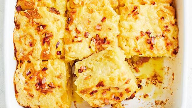 Cheese and bacon butter bath scones