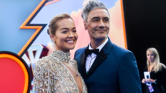 Rita Ora and her Kiwi husband Taika Waititi grew close while she was in Australia working. Picture: Gareth Cattermole/Getty Images for Disney