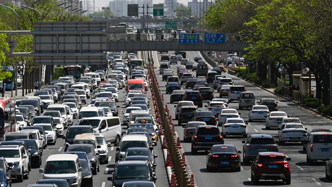 The rapid rise of China’s auto industry has set off alarm bells in the west. Picture: Wang Zhao/AFP