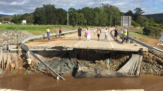 John Muntz Causeway destroyed. Photo: William Owen-Jones