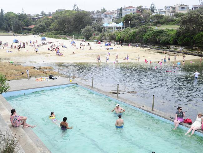 The actor loves Clovelly beach, who wouldn’t. Picture: John Appleyard