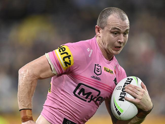 Michael Maguire is considering overlooking NSW skipper James Tedesco to hand Dylan Edwards the Blues’ No.1 jersey. Picture: Getty Images