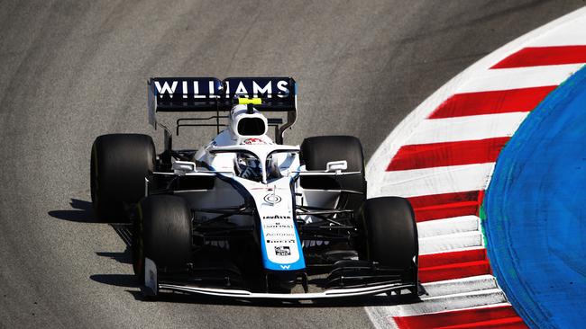 Nicholas Latifi of Canada driving the Williams Racing FW43 Mercedes. Picture: Getty Images