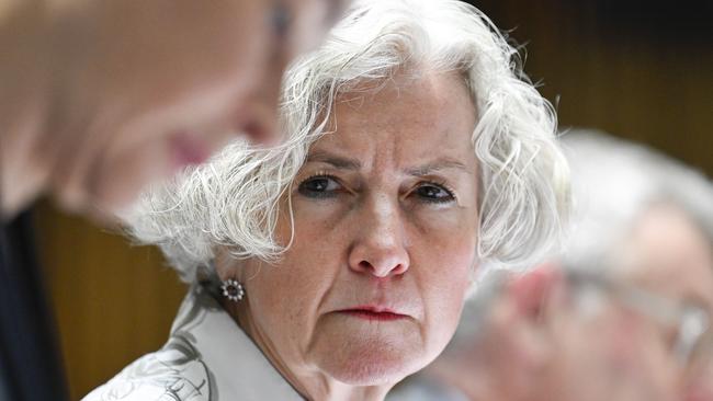 CANBERRA, AUSTRALIA  - NewsWire Photos - February 24 2025: Secretary of the Department of Home Affairs, Stephanie Foster PSMÃÂ  appears before the Legal and Constitutional Affairs Estimates at Parliament House in Canberra. Picture: NewsWire / Martin Ollman