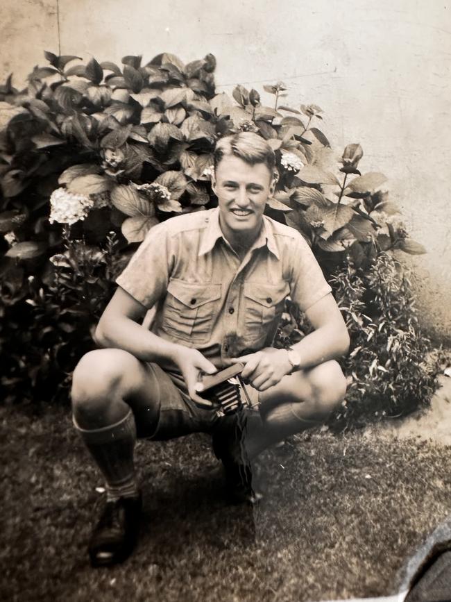 James Catanach in a newly-discovered picture that belonged to fiancee Heather.