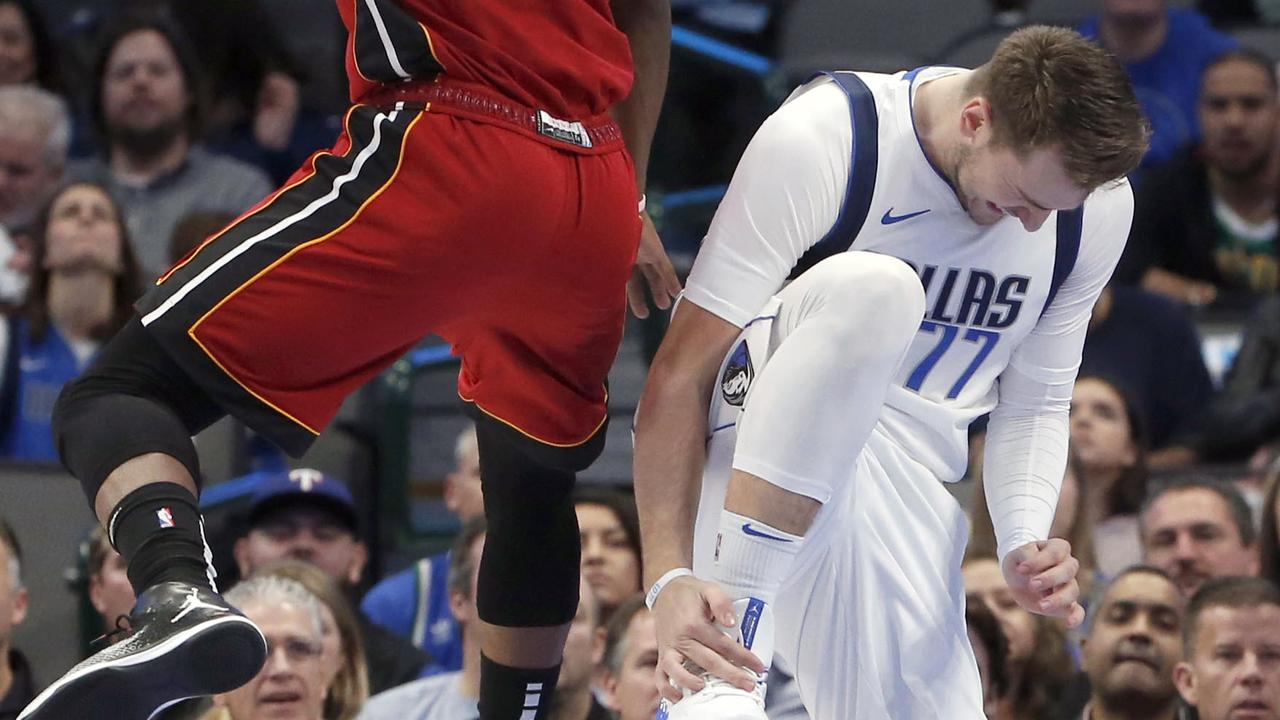 Luka Doncic suffers ankle injury, out remainder Mavs-Suns showdown