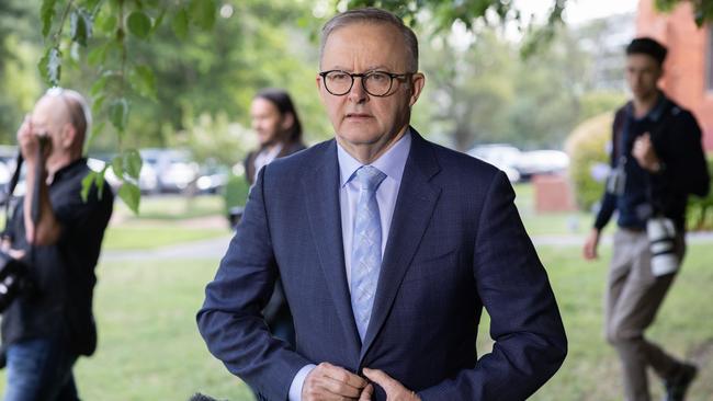 Anthony Albanese has declared he won’t be distracted by the voice campaign from addressing the number one priority facing Australians of the cost-of-living. Picture: NCA NewsWire / Gary Ramage